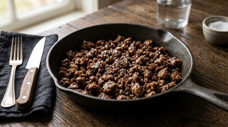 ground beef skillet browned
