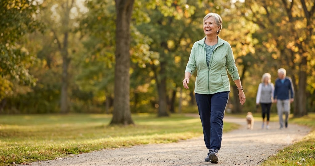 Low impact aerobic exercise for seniors