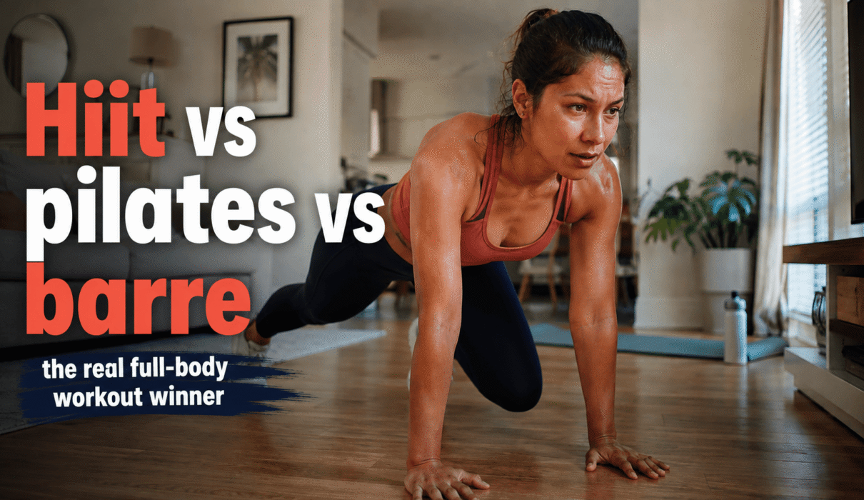 Compare hiit, pilates, and barre for a full-body workout