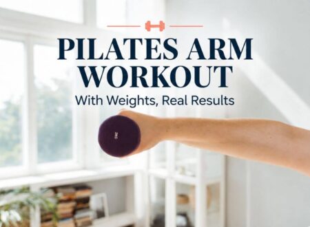 person performing Pilates arm workout