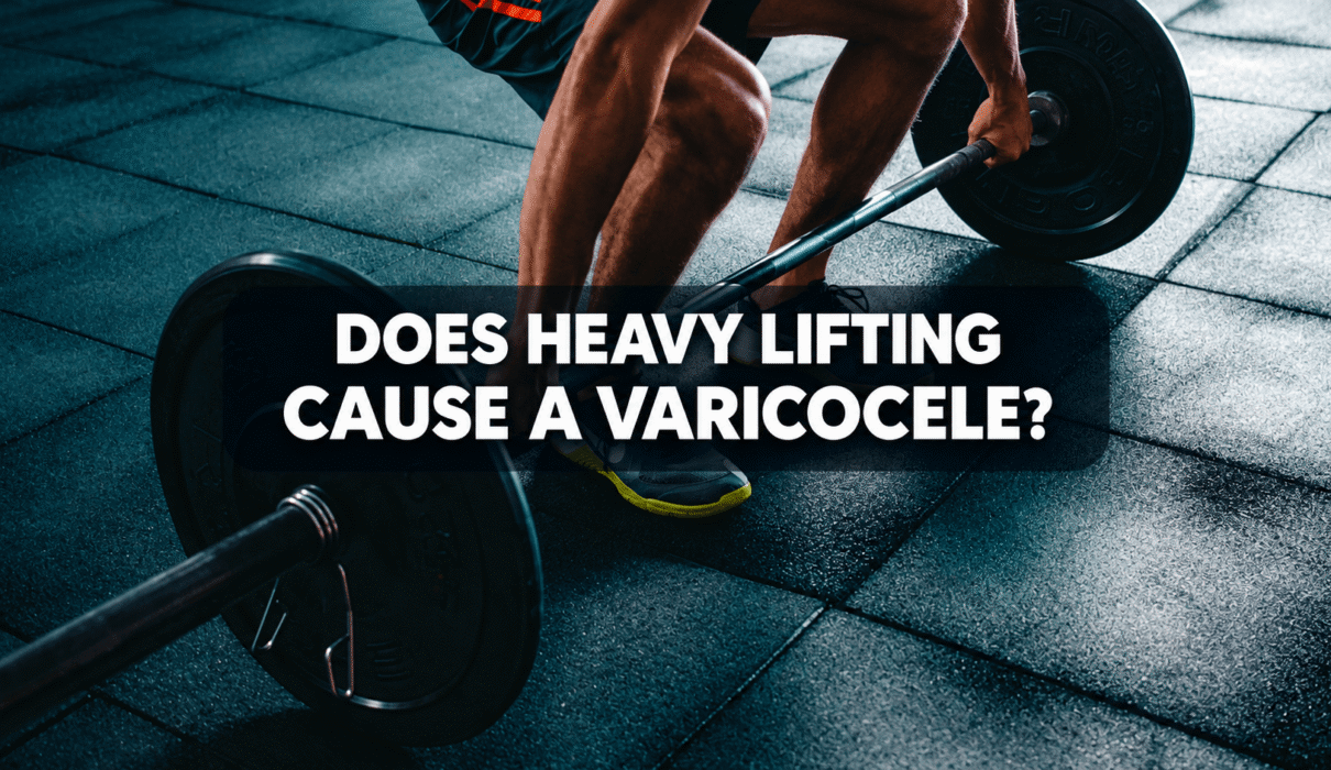 Does heavy lifting cause a varicocele