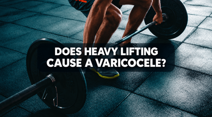Does heavy lifting cause a varicocele